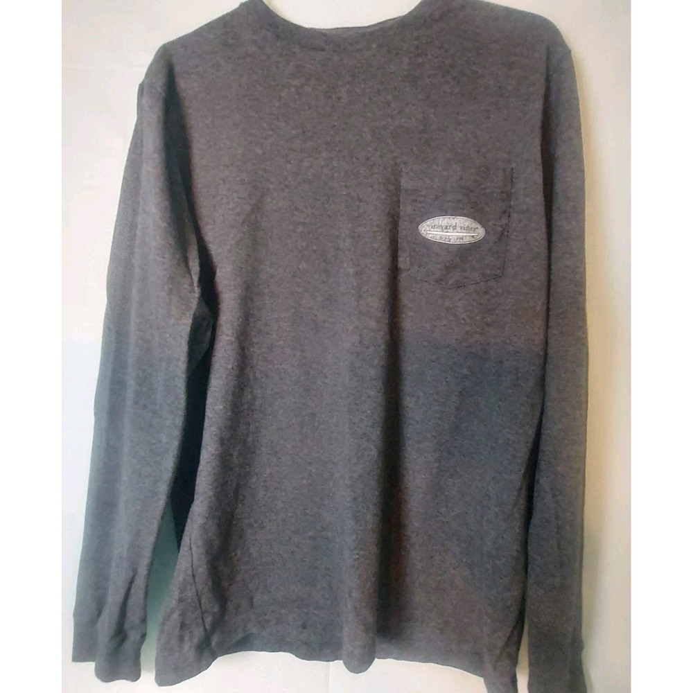 Vineyard Vines Long Sleeve Pullover T Shirt Gray Extra‎ Small XS 134578